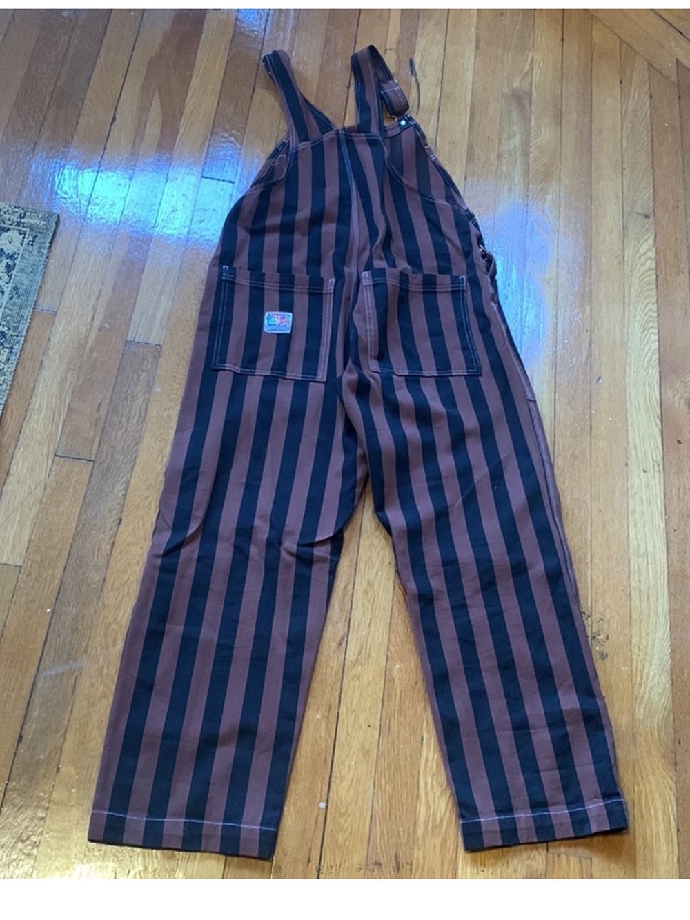 Big Bud Press Iconic Brown and Black Stripe Overall 🐻🖤🐻🖤🐻 - Picture 6 of 7
